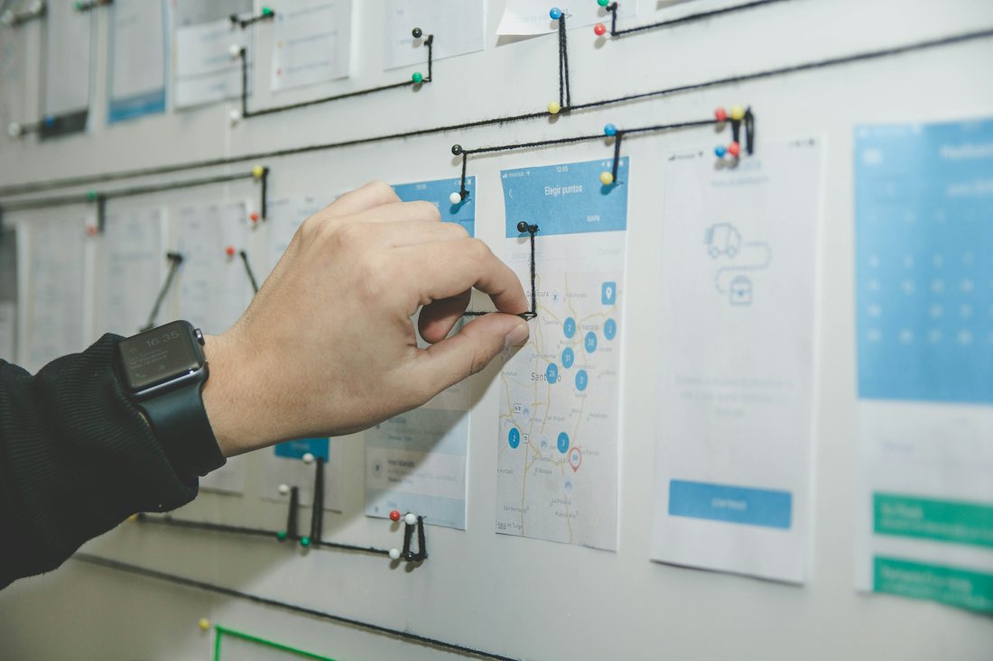 Σχεδιασμός UX/UI και wireframes για κατασκευή ιστοσελίδας