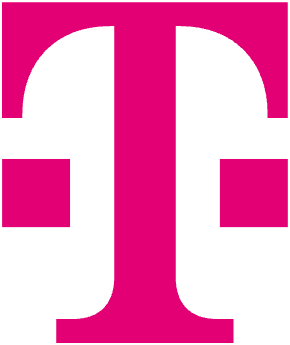 Λογότυπο Telekom – συνεργάτης εταιρικής τηλεφωνίας της COSMOPOWER